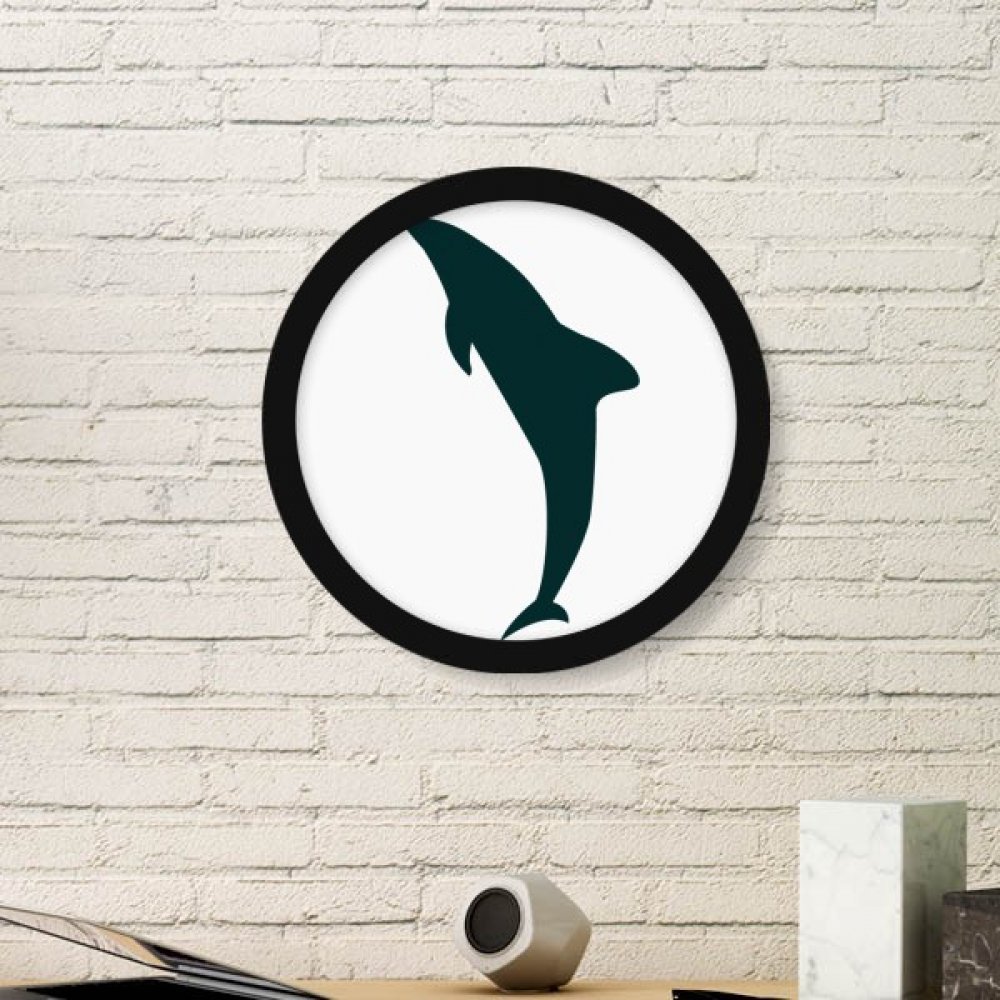 Cadre dauphin ocean bleu pour decoration murale salon design