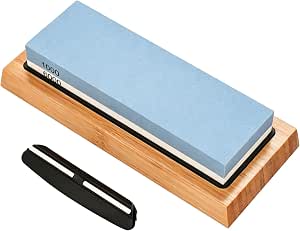GRENPRO Dual-Sided Whetstone Knife Sharpening Set, 1000/6000 Grit