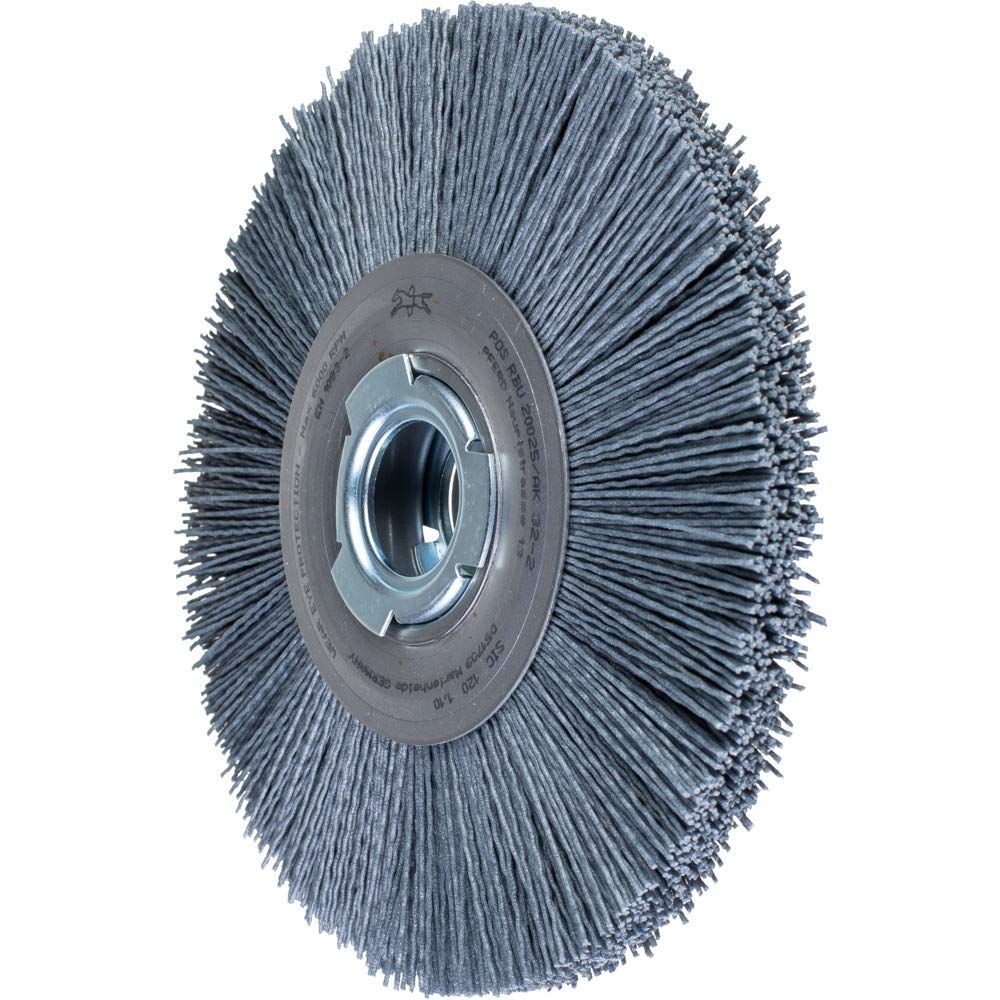 Brosse ronde RBU 20025 PFERD SiC 120 éliminer les bavures tenaces sans rayer le métal