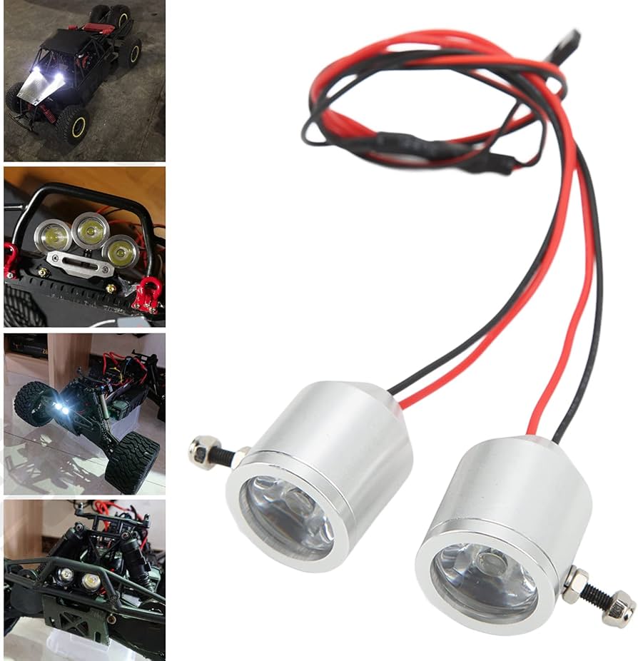 Amazon.co.jp: RCヘッドライト、ポータブル高輝度装飾RCカーヘッド