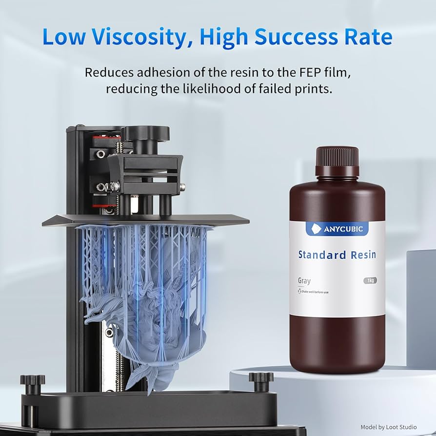Anycubic バイオ レジン 新品未開封 8kg gray 8本 Amazon.com: ANYCUBIC Photon Mono 4 and Standard 3D Resin