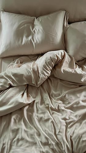 Miniatura 6 de Pillowtex Funda de edredón de bambú con infusión de cobre, color gris, tamaño matrimonialqueen