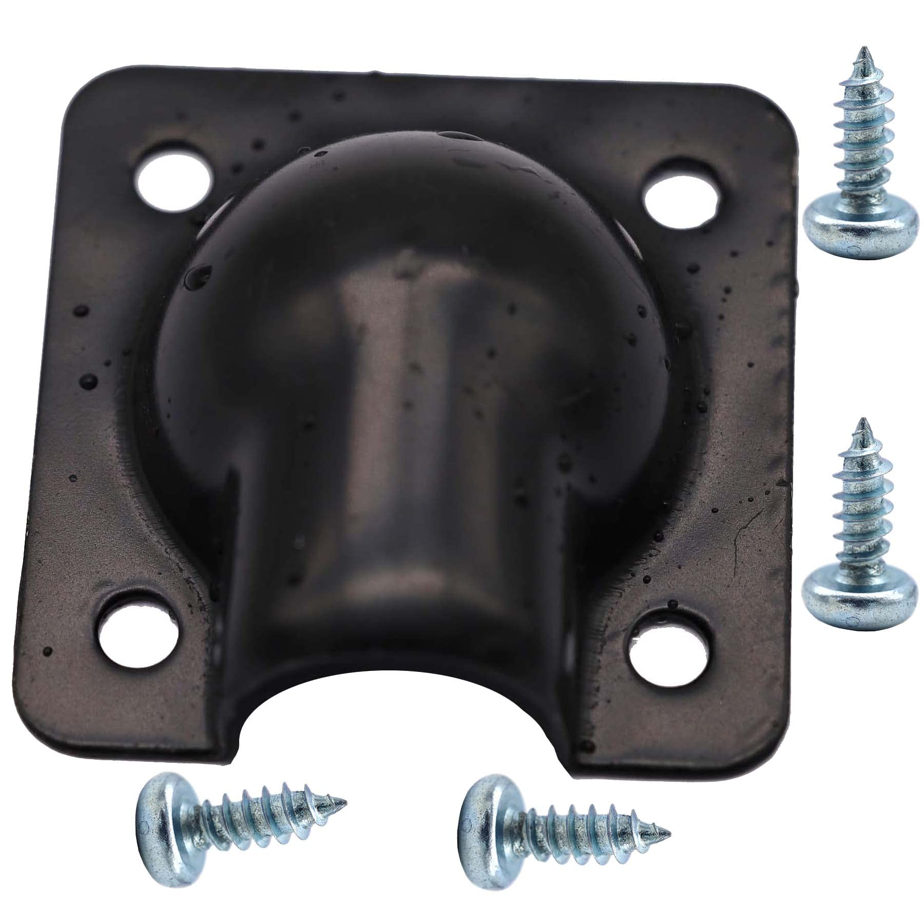 Capuchon Silencieux Moteur Capuchon Déflecteur D'échappement 18340-ZE1-010 - Acier Inoxydable Noir, Pour Moteurs GX110-GX200 Montage 4 Trous