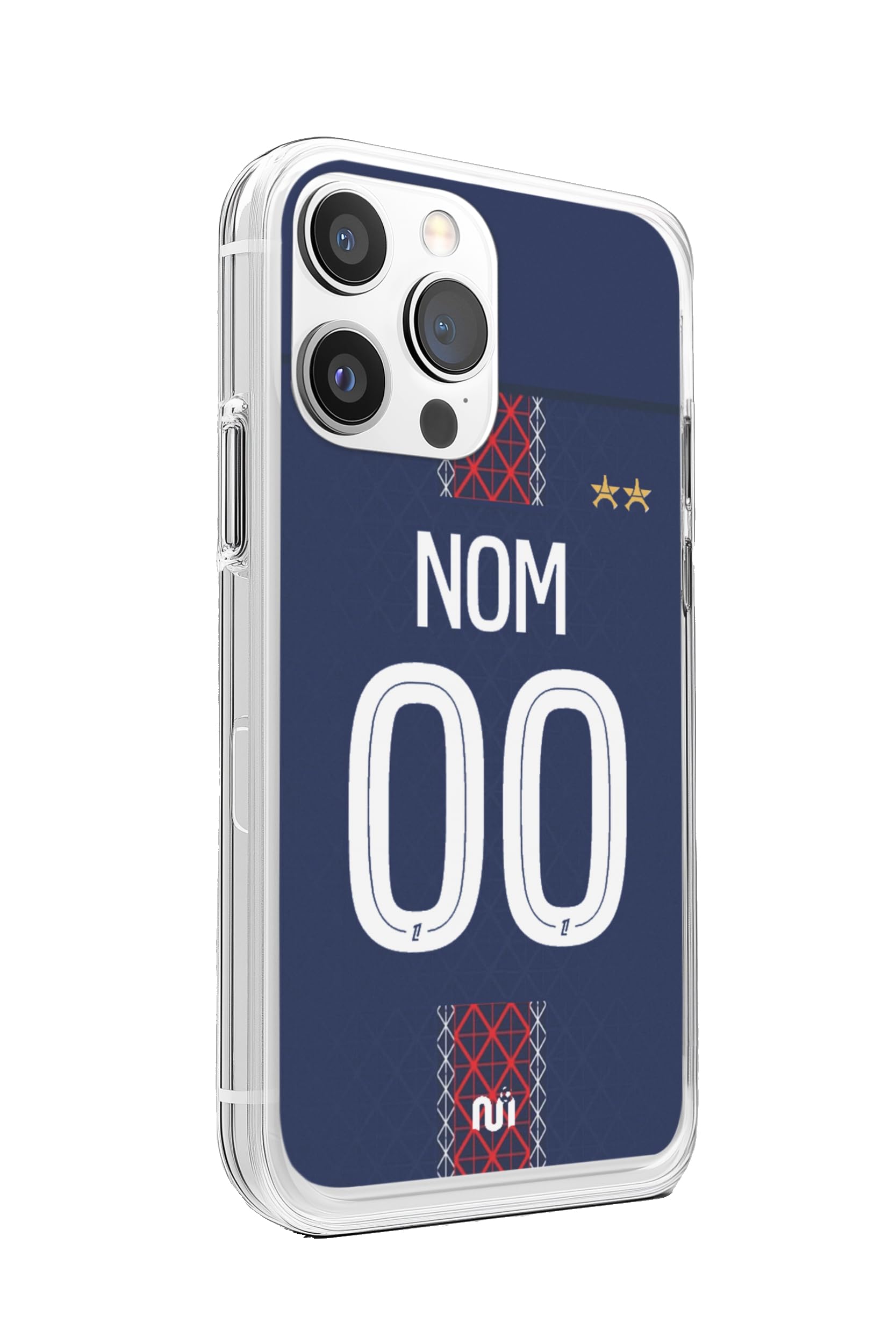 Coque antichoc iPhone 16 personnalisable supporter foot Paris CS
