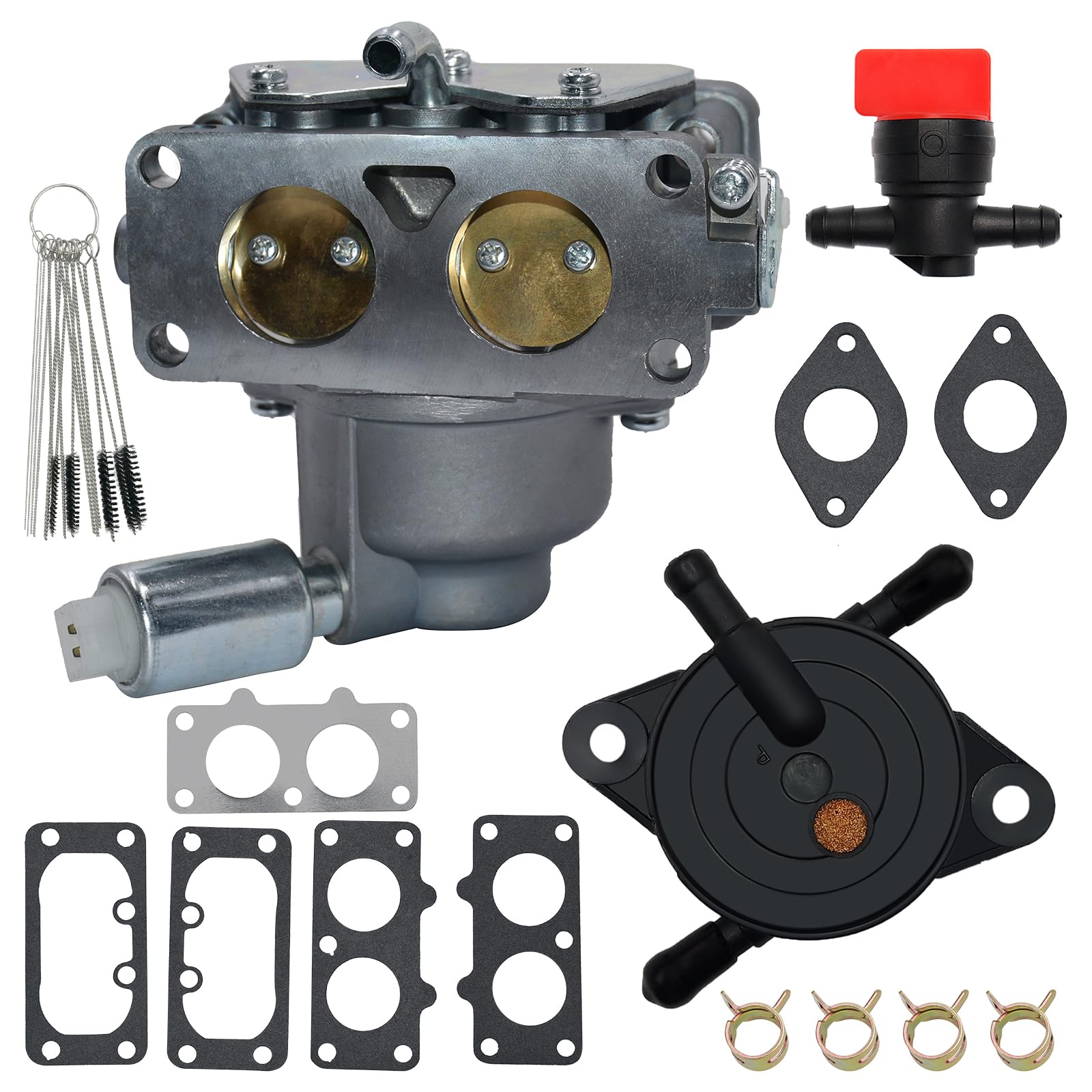 Carburetor for V-Twin 796258 796227 796997 799511 799109 Lawn Tractor for Briggs and Stratton 407777 40N877 40R877 445677 445877 44L777 44M777 44P777