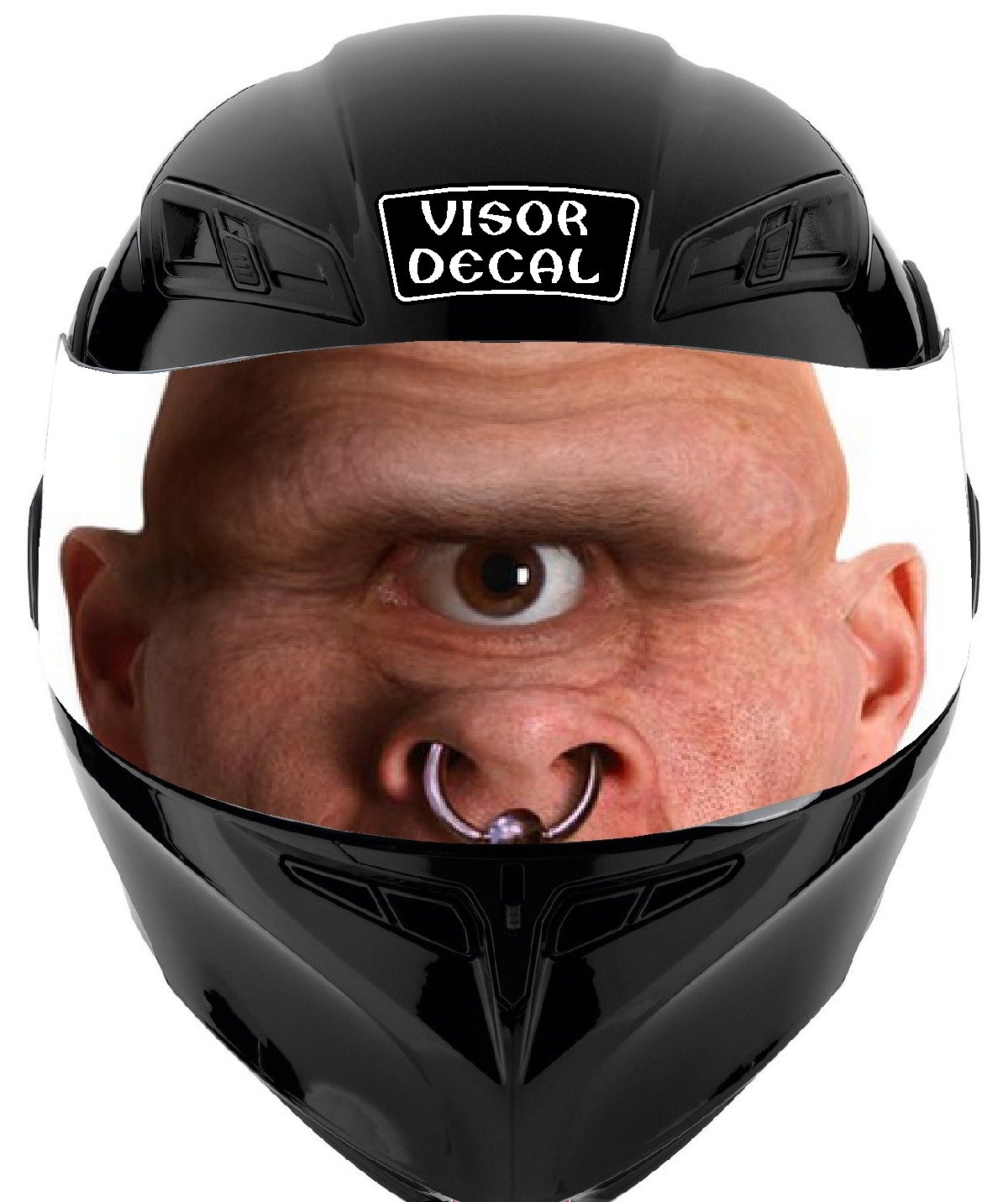V08 Cyclops Visor Tint Decal Graphic Sticker Helmet Fits: Icon Shoei Bell HJC Scorpion AGV V2