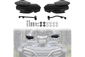 SAUTVS Handguards with Mount Brackets Kit for Polaris Sportsman Scrambler 850