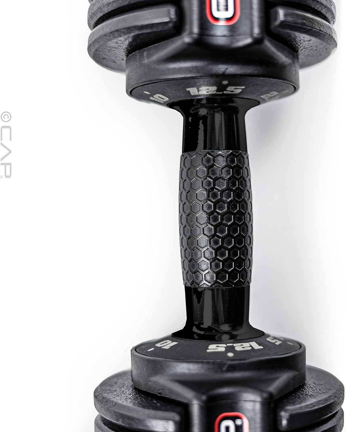 CAP ADJUSTABELL Adjustable Dumbbell Weights - Singles & Pairs | 12.5 lb, 25 lb & 55 lb | Multiple Handle Options