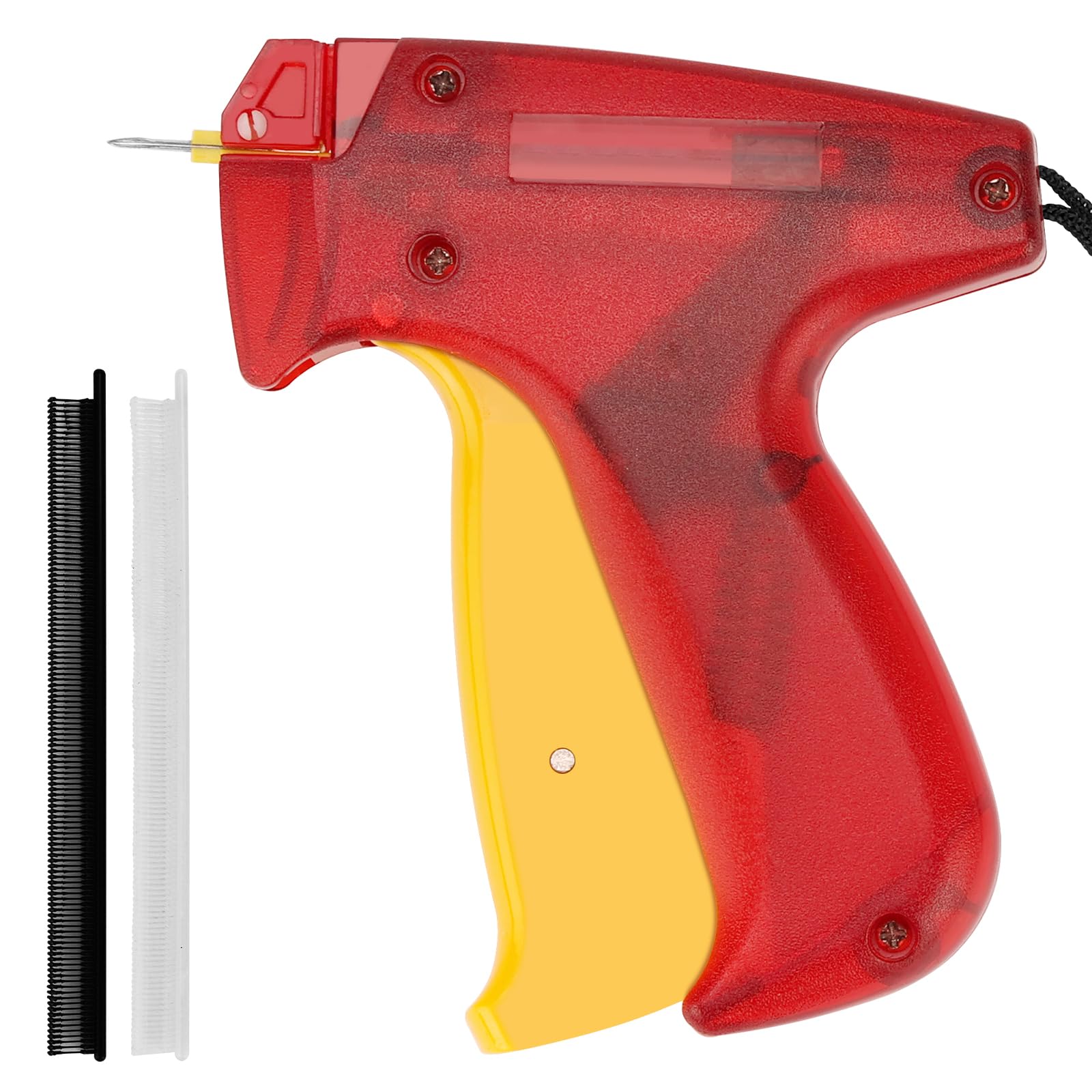 Tagging Gun Kit, wilfox Fine Stitch Tool Mini Stitch Gun for Clothes Mending Quilting Stitch Tag Gun with1 Needle, 960 Black & 960 White Micro Fasteners