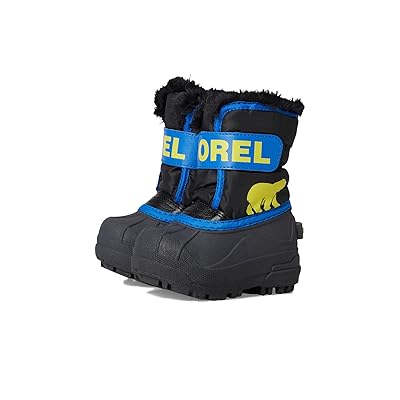 SOREL Kids Snow Commander (Big Kid) Kids Shoes Black/Super Blue