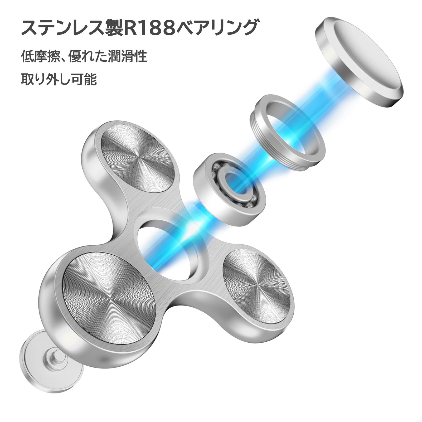 Amazon | VOFOLEN ハンドスピナー ストレス解消 グッズ かっこいい