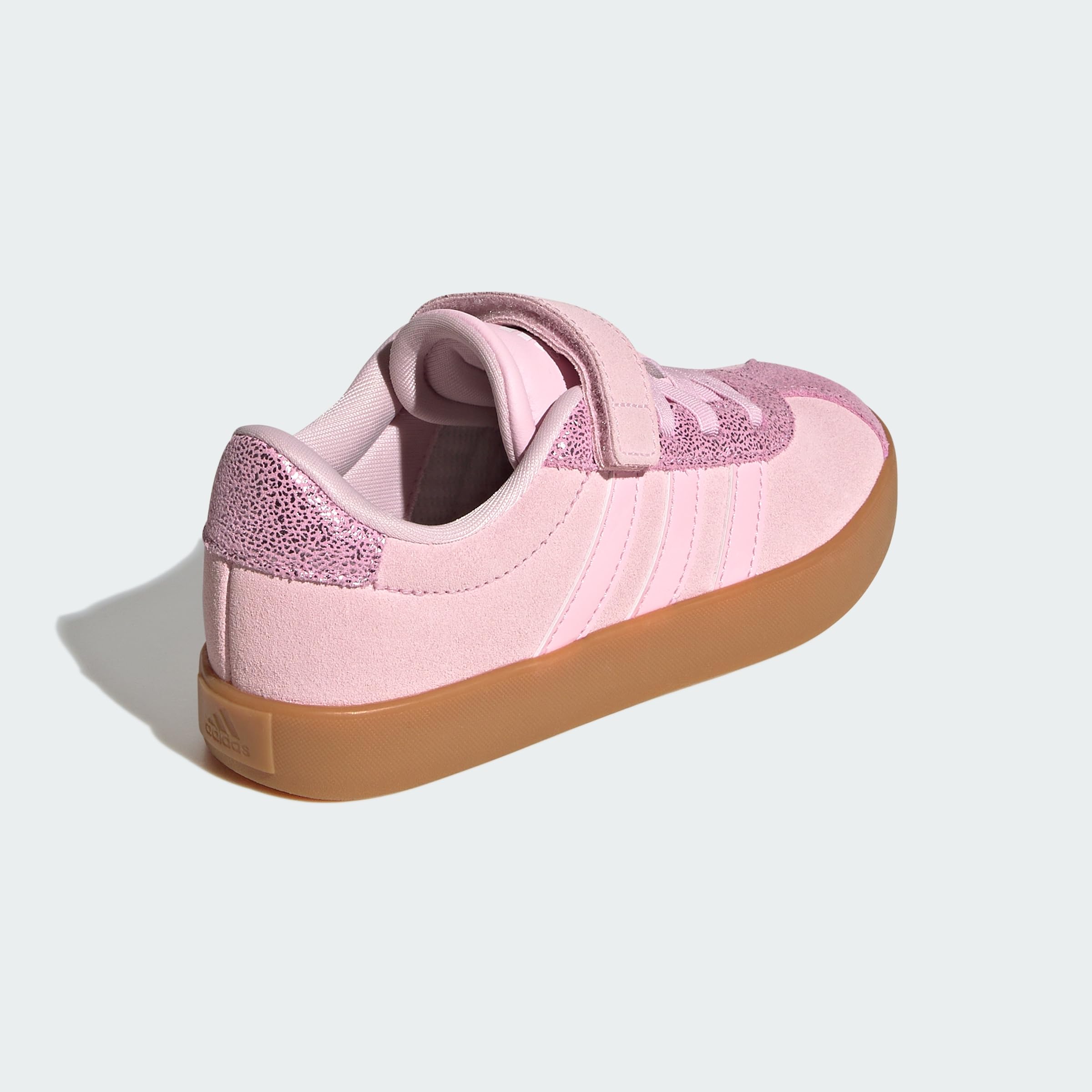 adidas Unisex Kinder Vl Court 3.0 Children Shoes, Clear Pink/Clear Pink/Gum, 31.5 EU