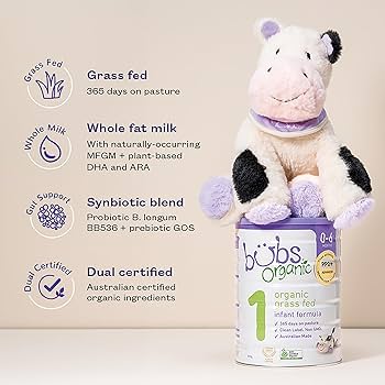 Amazon.com: Bubs Organic Grass Fed Infant Formula Stage 1, Infants