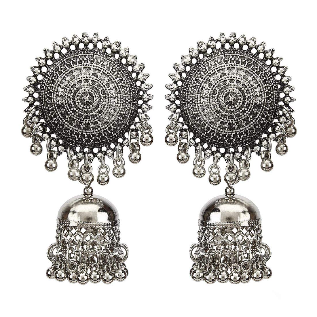 YouBella Jewellery Afghani Tribal Earrings for Women and Girls (B084744L6L) Amazon Price History, Amazon Price Tracker