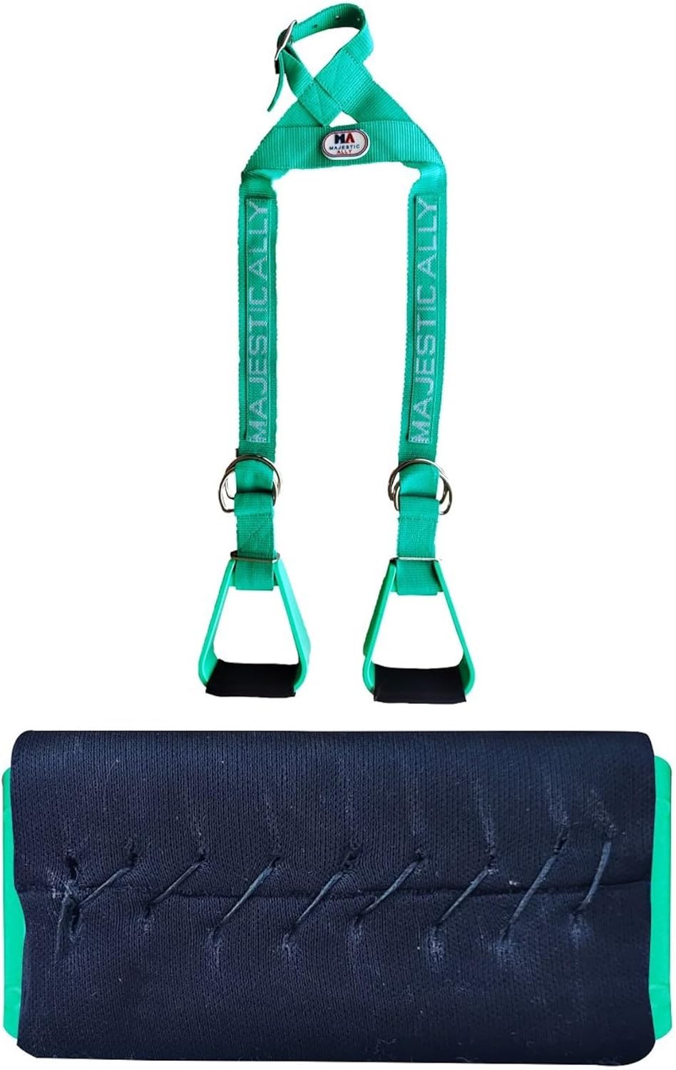 Majestic Ally Nylon Overlay Adjustable Heavy Duty Padded Youth Stirrup