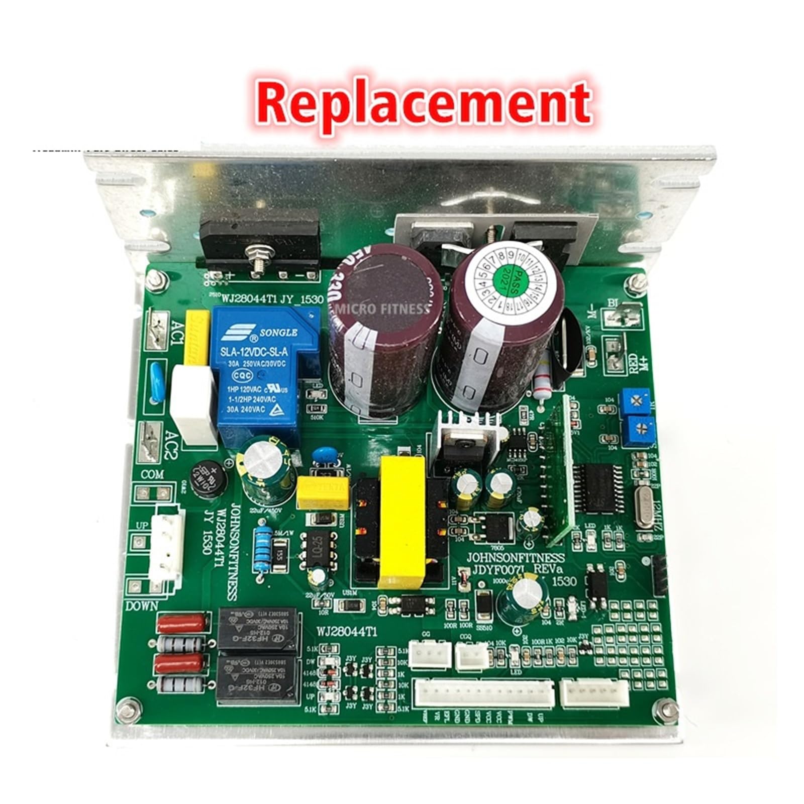 Controlador de cinta correr JDYF07L WJ28044T1. Compatible con la placa control velocidad JOHNSON FITNESS (placa circuito, controladora, MCB)