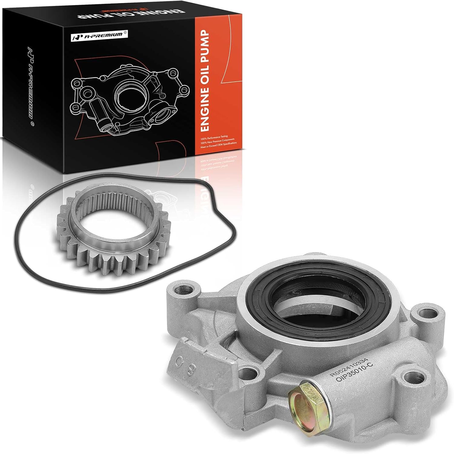 A-Premium Engine Oil Pump for 2.2L 2.4L - Compatible with Toyota 4Runner 1984, Celica 1978-1984, Corona 1978-1982, Pickup 1978-1984, Replace# 1510038021, 1510038010