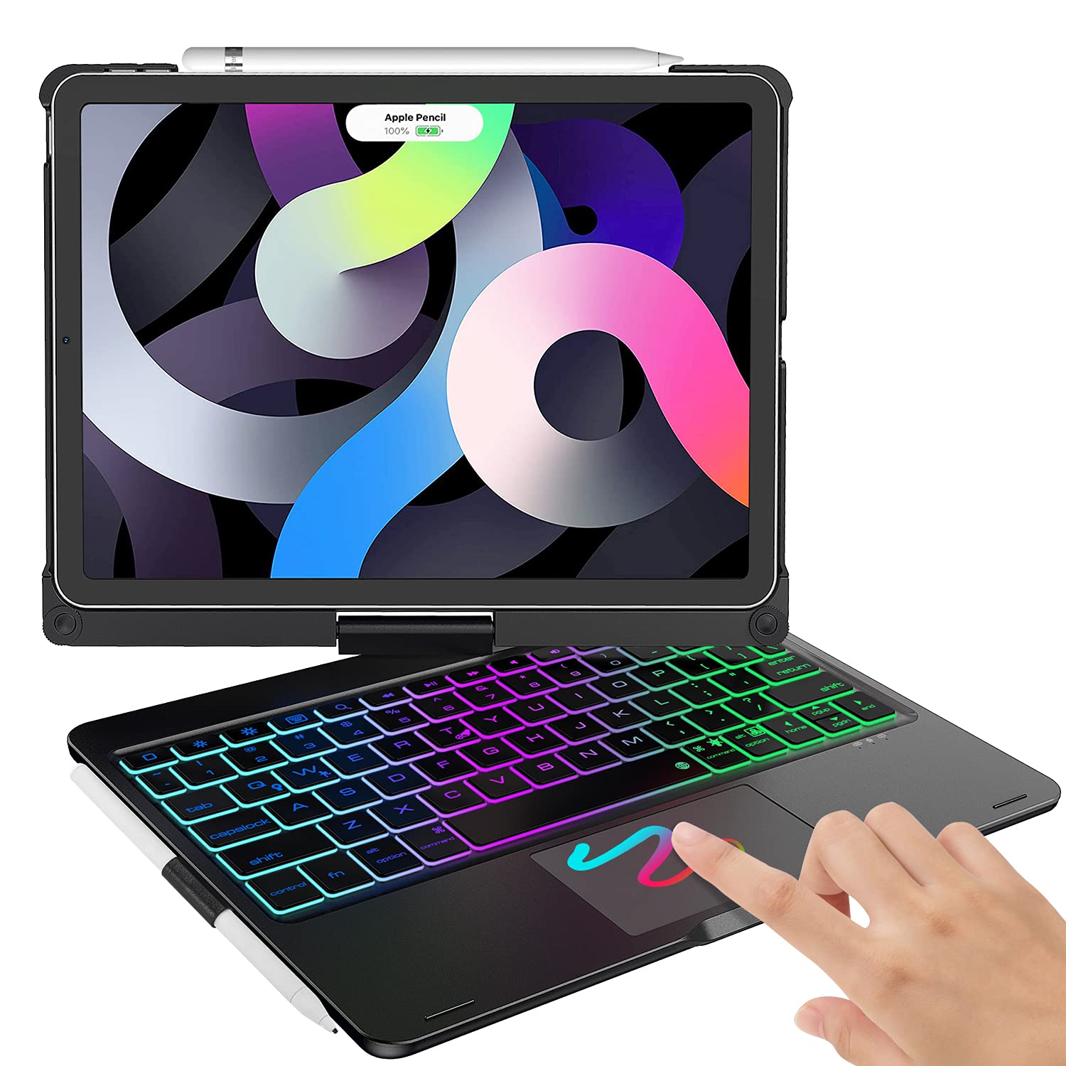 Amazon.in Buy iPad Air 4th Generation Keyboard Case with Trackpad, 10.