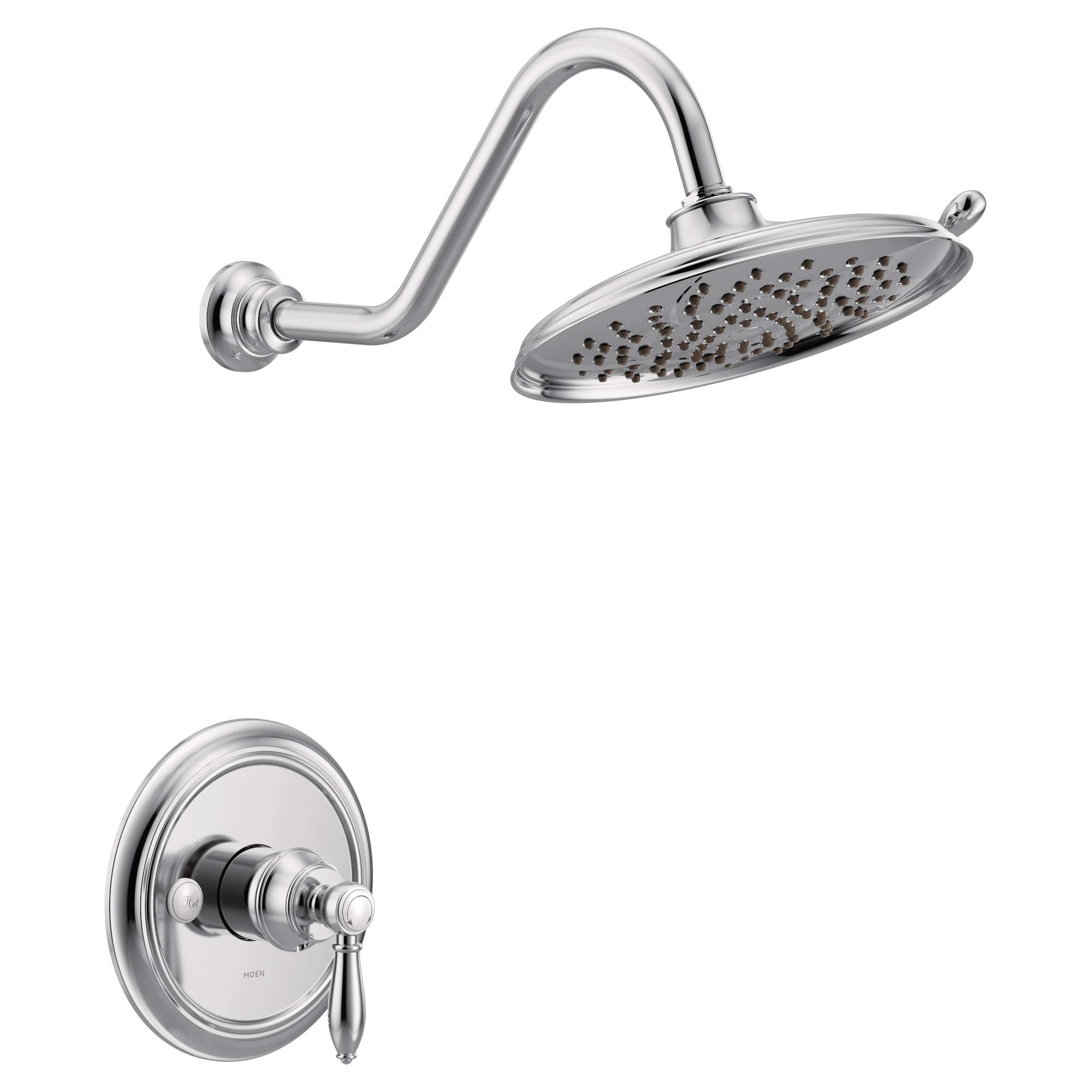 Moen UTS33102EP Weymouth M-CORE 3-Series 1-Handle Eco-Performance Shower Trim Kit, Valve Required, Chrome