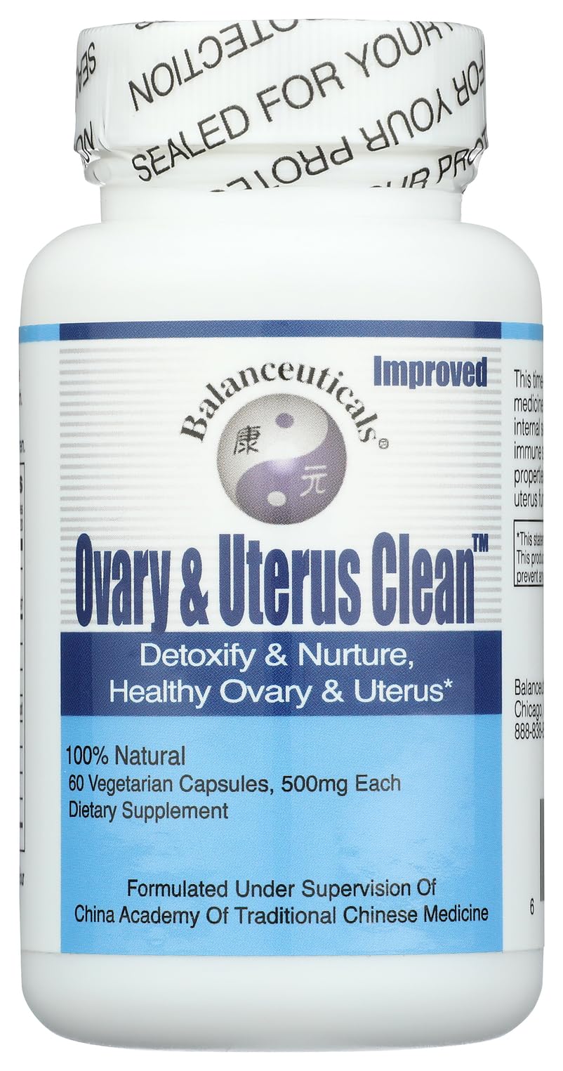 Ovary & Uterus Clean, 500 mg Dietary Supplement Capsules, 60-Count Bottle