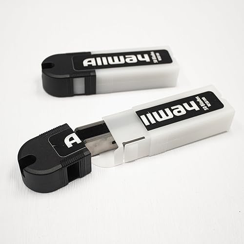 Miniatura 4 de ALLWAY Cuchilla raspadora de repuesto WSB100, 4 pulgadas, paquete de 100