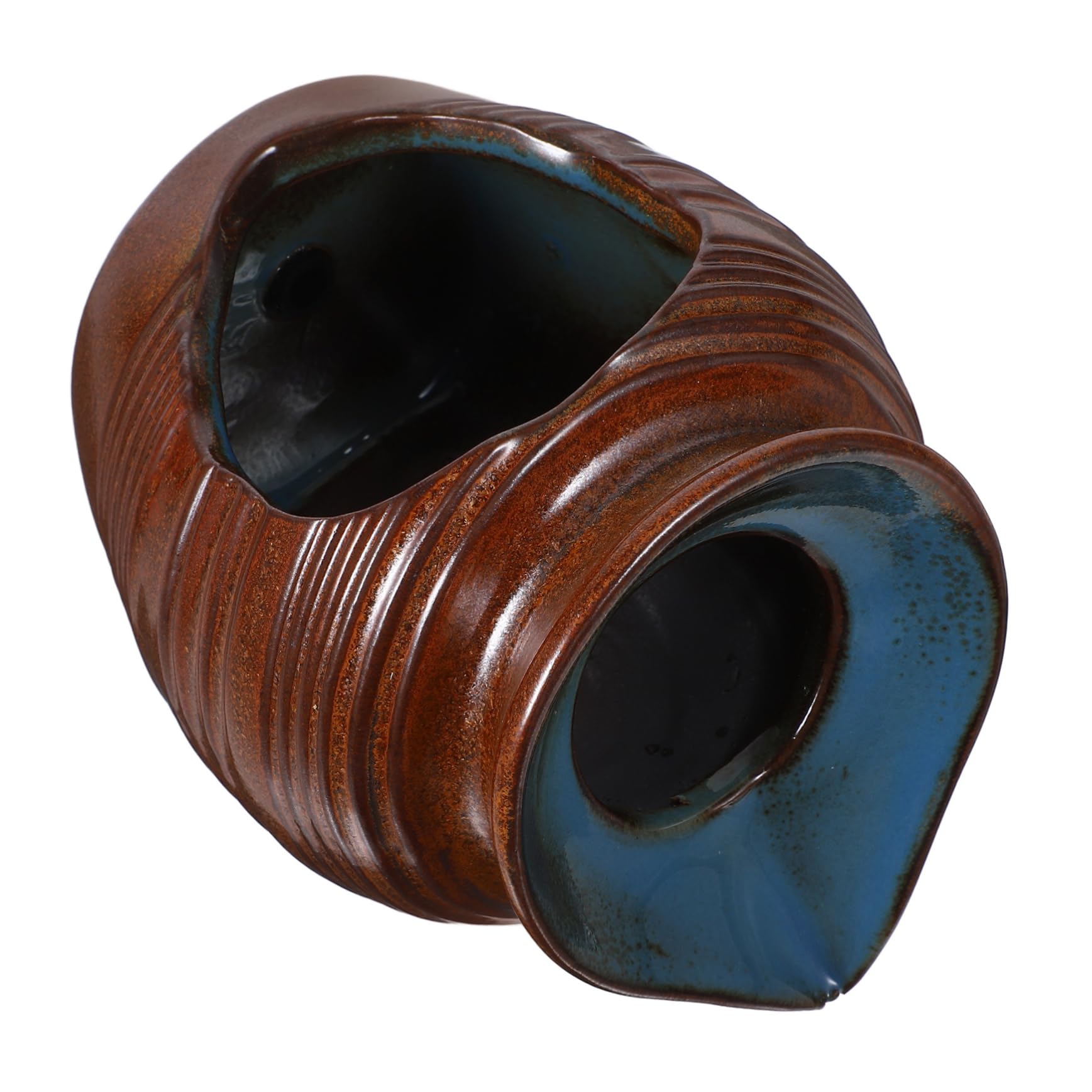 BIUDECO High-Efficiency Water Circulation Fountain Pot Decorative Ceramic Jar for Yard Courtyard Pond