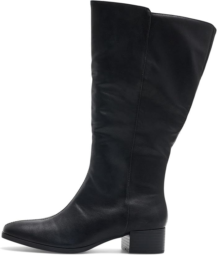Женские ботинки Journee Collection Devri Boots - Extra Wide Calf, цвет: Чёрный — фото 2