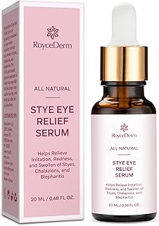 Roycederm Stye Eye Treatment, Chalazion Remover, Eye Stye Remover, Stye Eye Relief Serum for Styes Chalazion and Blepharitis Treatment, Fast Relief, pink