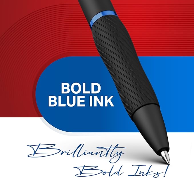 Sharpie S-Gel Bolígrafos de Gel Punta Mediana 0.7mm Tinta Azul 12 Unidades miniatura 5