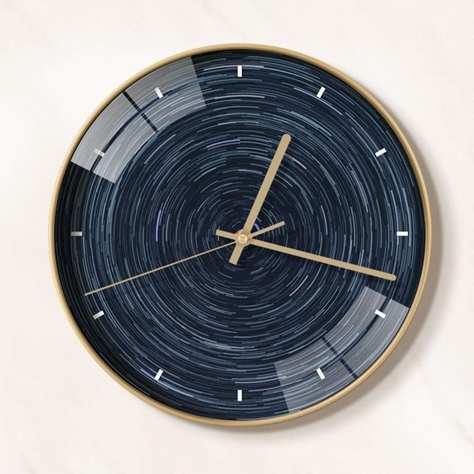 Horloge murale de salon silencieuse et design créatif pour la maison