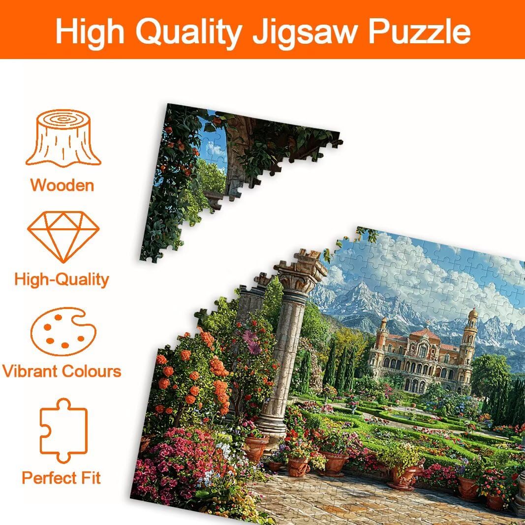 Puzzle Jardín, Puzzle 3000 Piezas, Rompecabezas, Regalo Mujer, Decor -8248