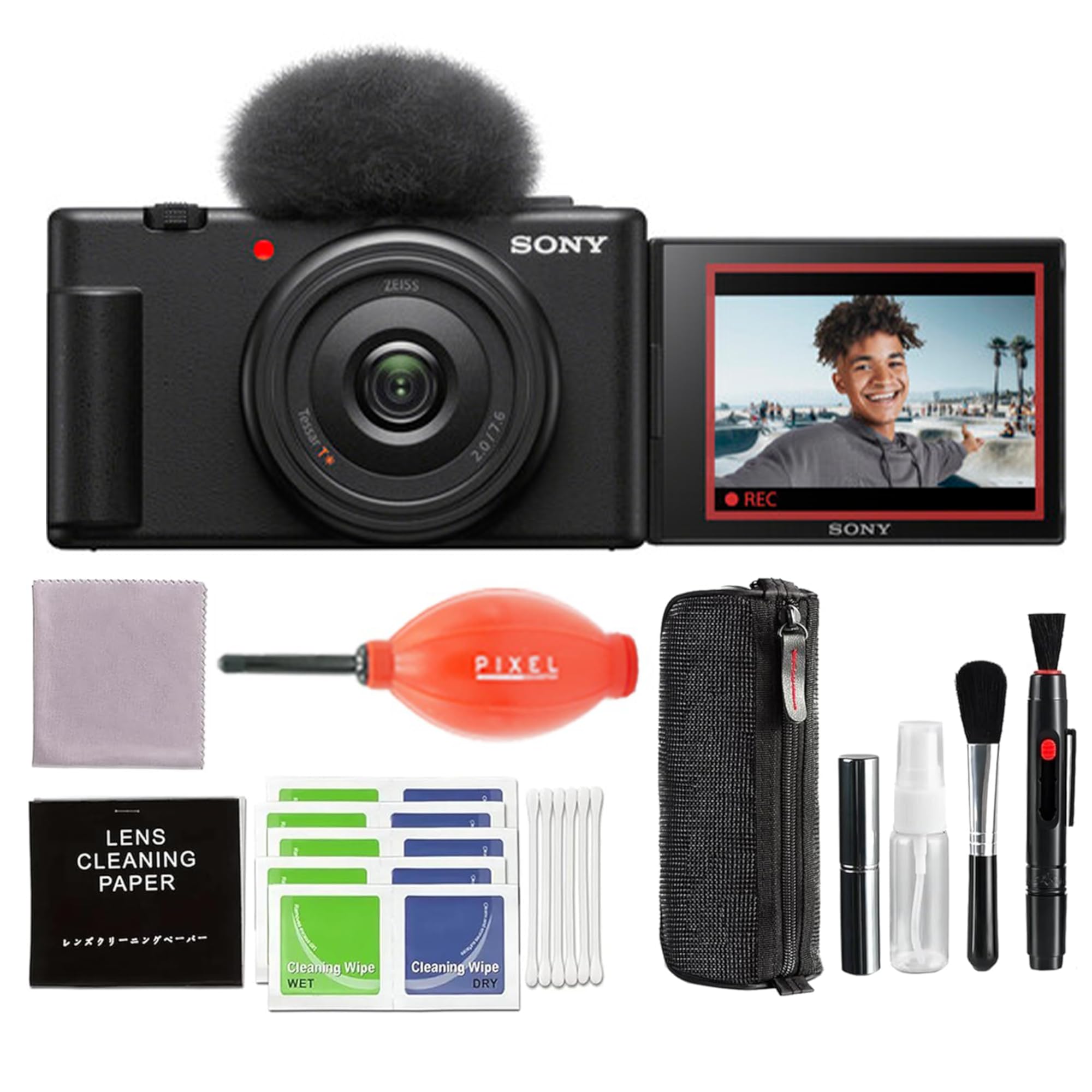SONY VLOGCAM ZV-1F ブラック Amazon.com : Sony ZV-1F Vlog Camera with 4K Video & 20.1MP