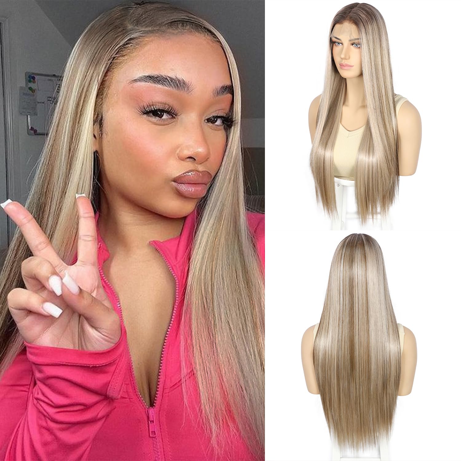 SOMIARIK Wear and Go Glueless Wig