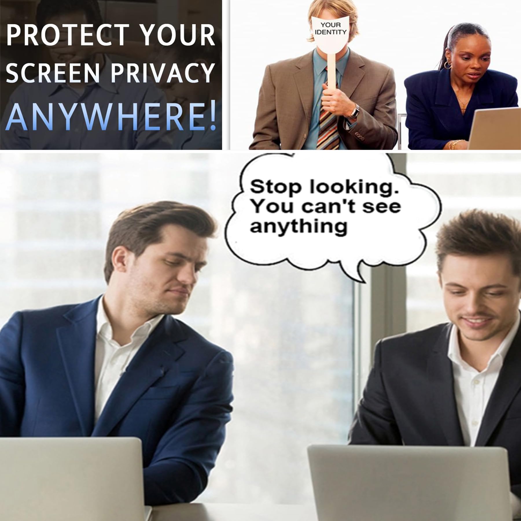 Pantalla Magnética De Privacidad Anti-Reflejo Y Anti-Rayaduras '27', Película Protectora Colgante Y Removible Anti-Luz Azul/Reflejo para Monitores 16:9,27inch(613mm*356mm)