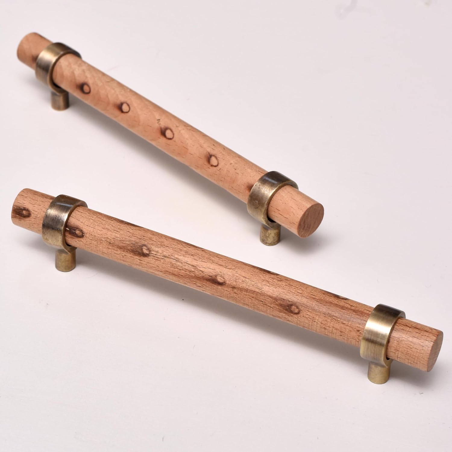 Indian Shelf 6 Pieces Adjustable Drawer Pulls- Wooden Cabinet Handles- Boho Cabinet Pulls- Adjustable Drawer Handles- Adjustable Handles- Boho Dresser Handles- T Bar Pulls for Door- Boho Pull