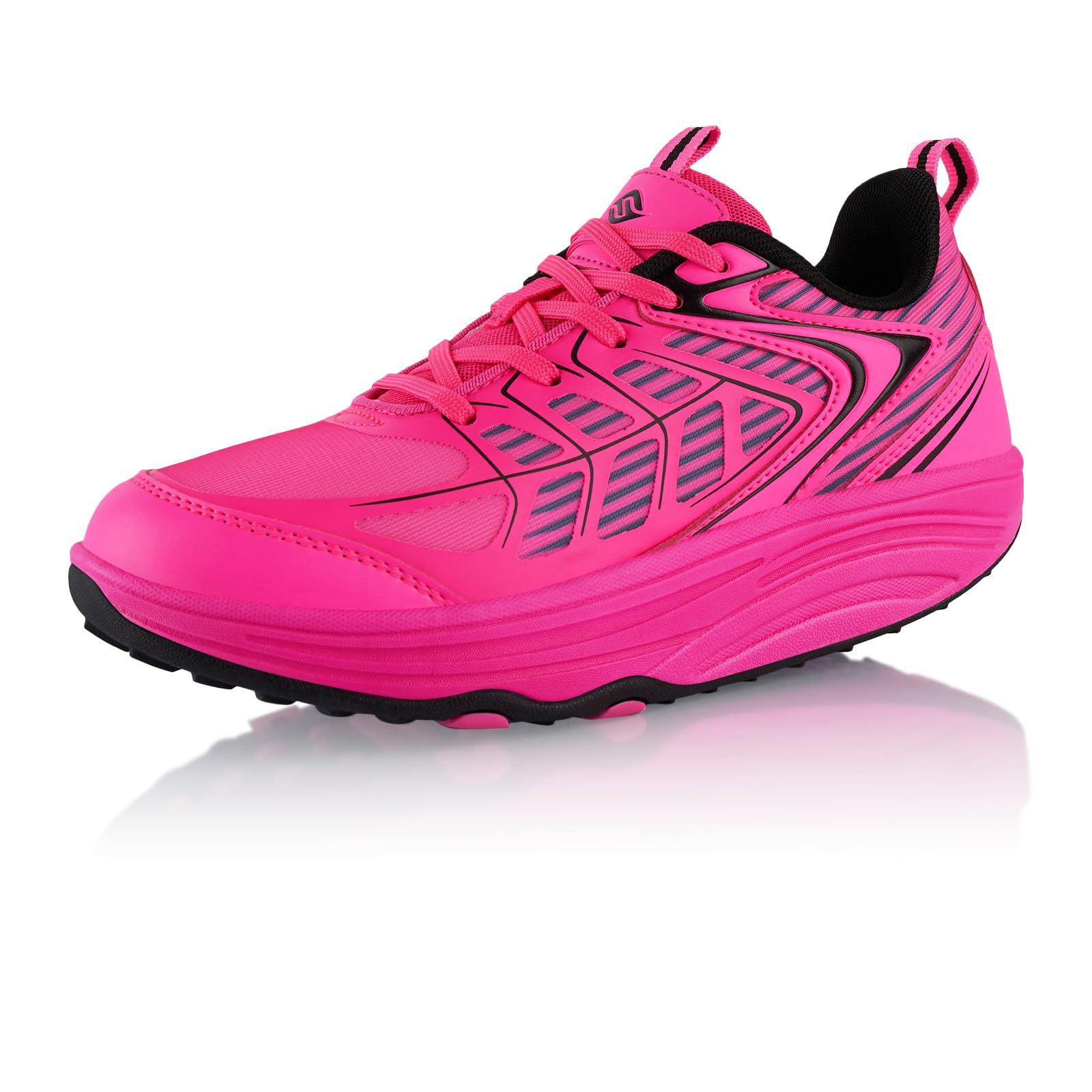 Fusskleidung® Damen Herren Sneaker Abrollsohle leichte Gesundheitsschuhe