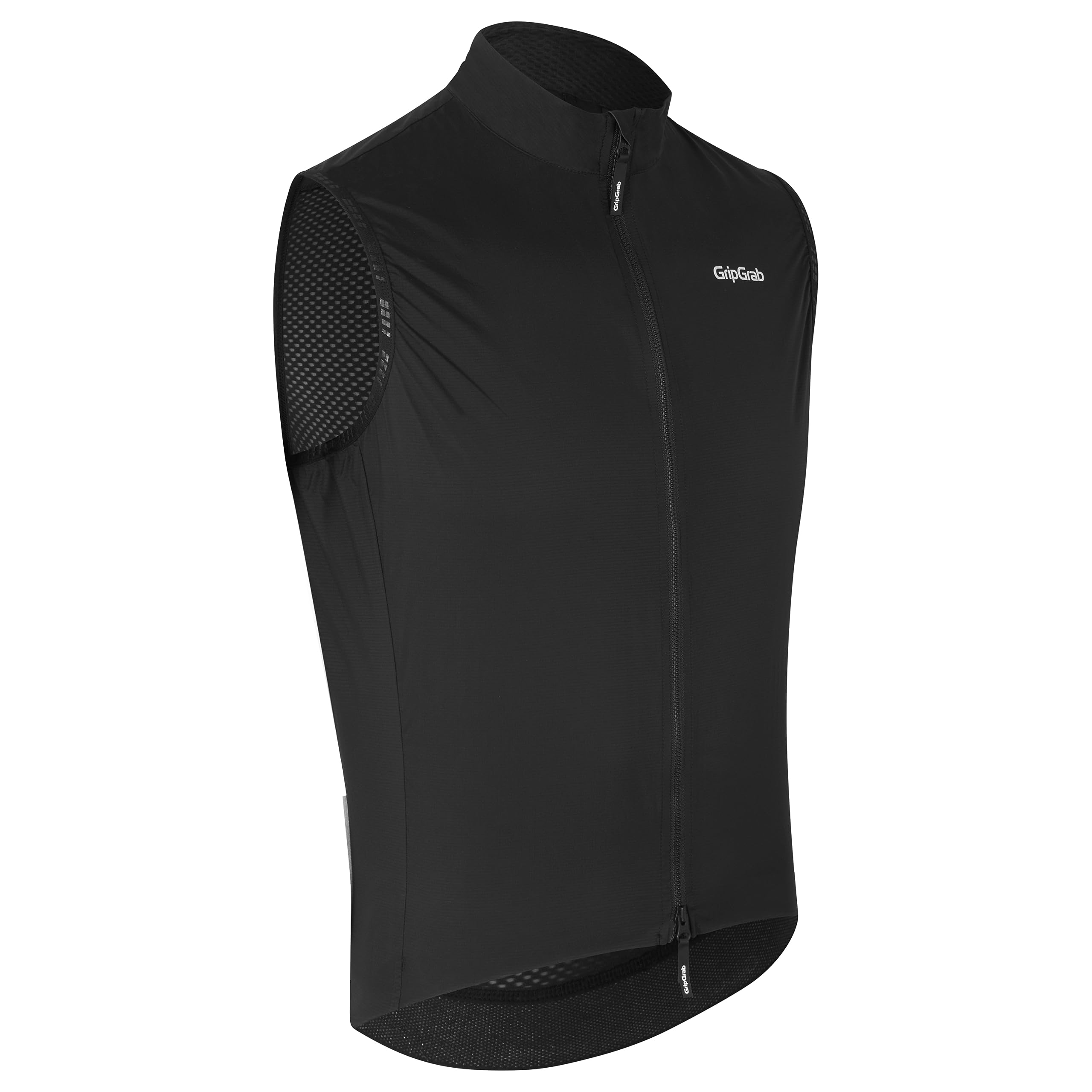 GripGrab PACR Windproof Lightweight Cycling Vest Road MTB Gravel Bike Windbreaker Packable Cycle Gilet 2-Way-Zip
