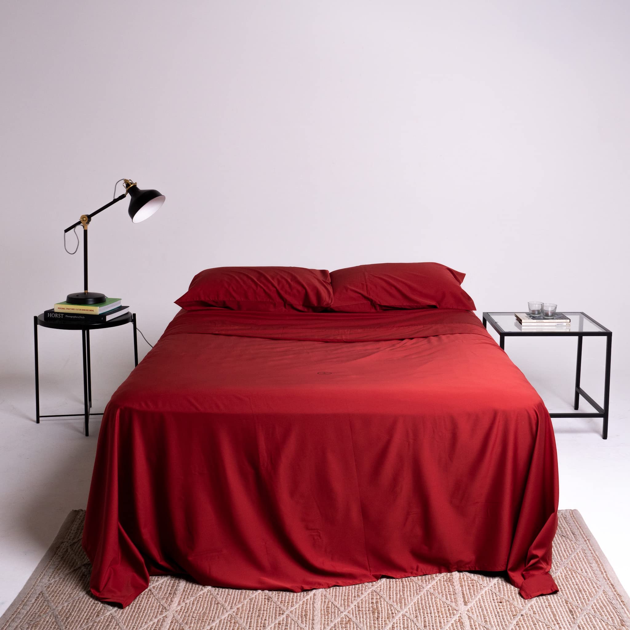 THE LAD COLLECTIVE 2.0 Bedding Set, Comfortable, Soft & Easy-to-Use 4 Piece Cotton Sheet Set, Full Size, Barossa
