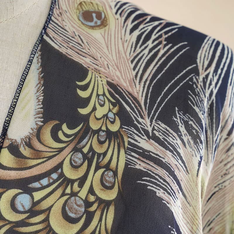 Kaftan playero para mujer WQHPLMD y cárdigan ligero de verano 4