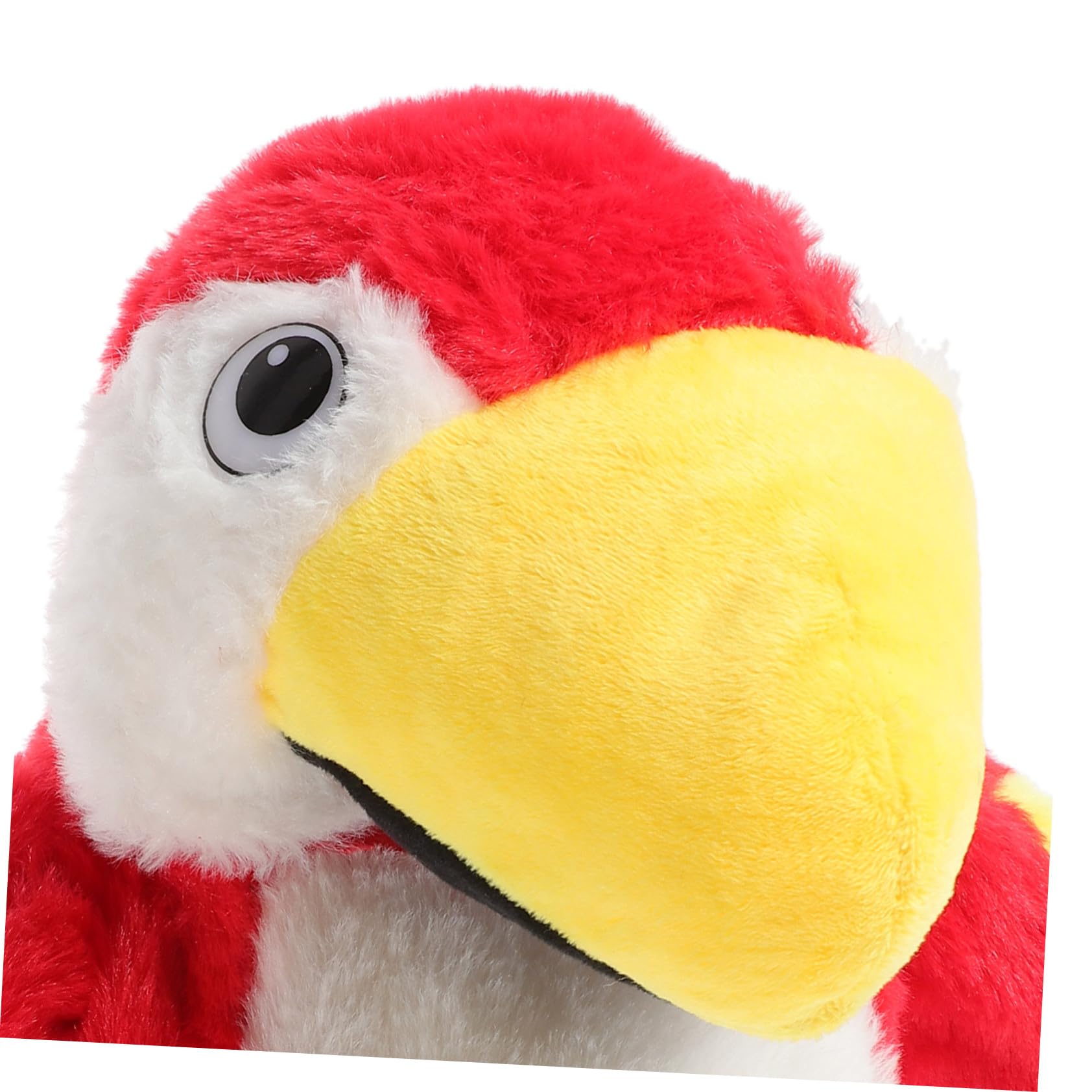 Marioneta de Mano de Peluche de Loro Juguete Interactivo para Hijos Marioneta de Mano con Forma de Ave Muñeco de Felpa Lavable y para Narrativos