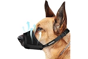 Breathable Dog Muzzle for Comfort and Safety