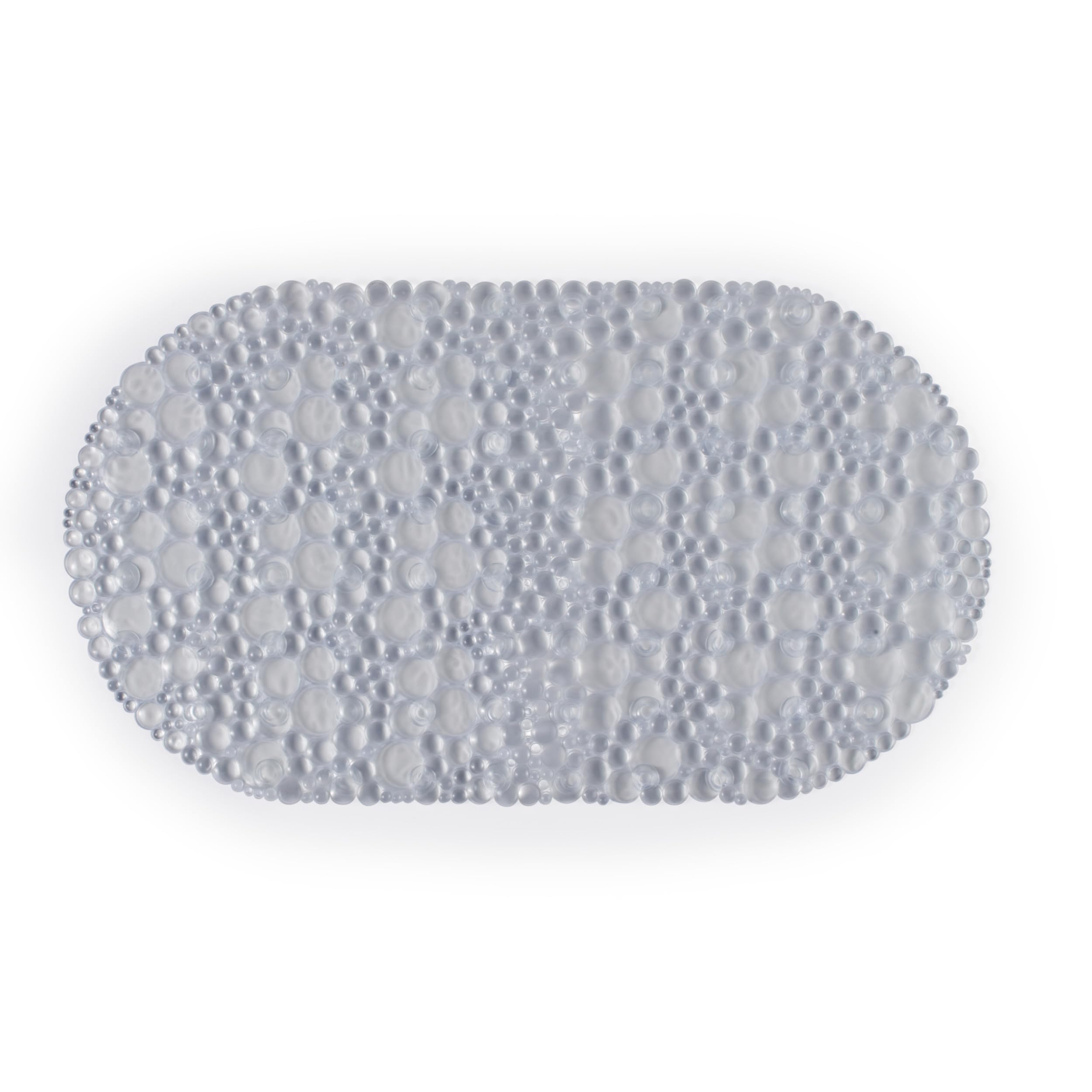 Beldray Clear La032678uffeu7 Anti-Bac Pvc Bath Mat – Shower Mat With Anti-Slip Suction For Secure Use, Easy To Clean, Treated With Anti-Bac Protection, Resists Staining And Bacteria Build Up, 68 X 39 Cm