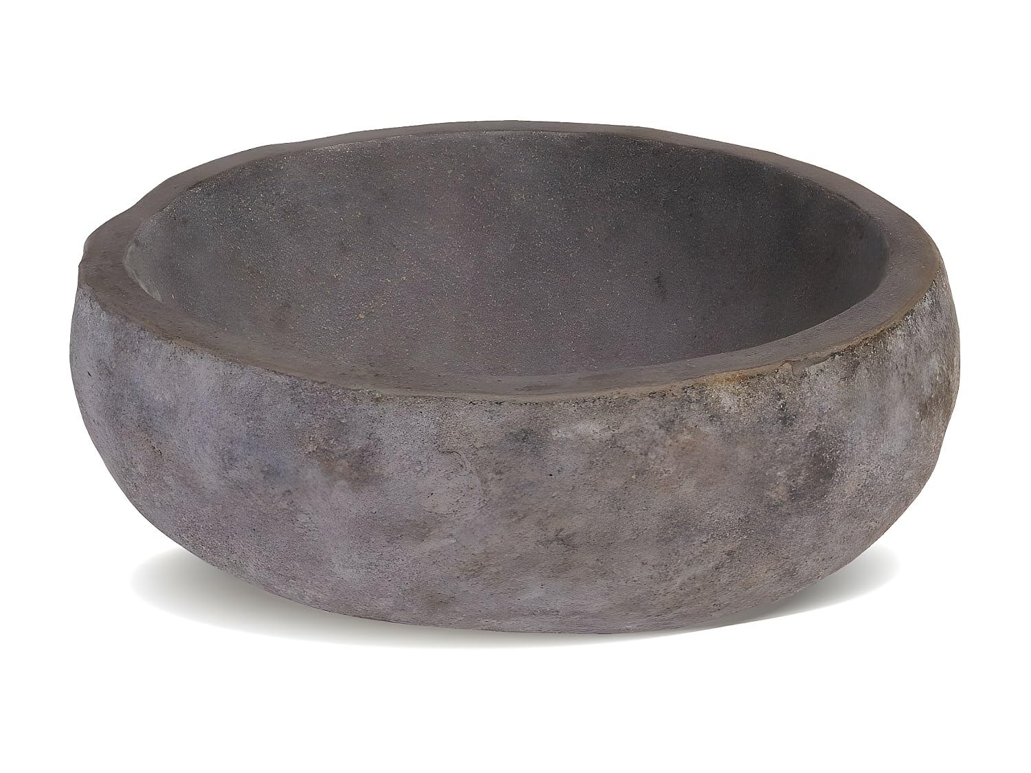 Venta-unica - Lavabo de Piedra de r√≠o Stone - Color Gris