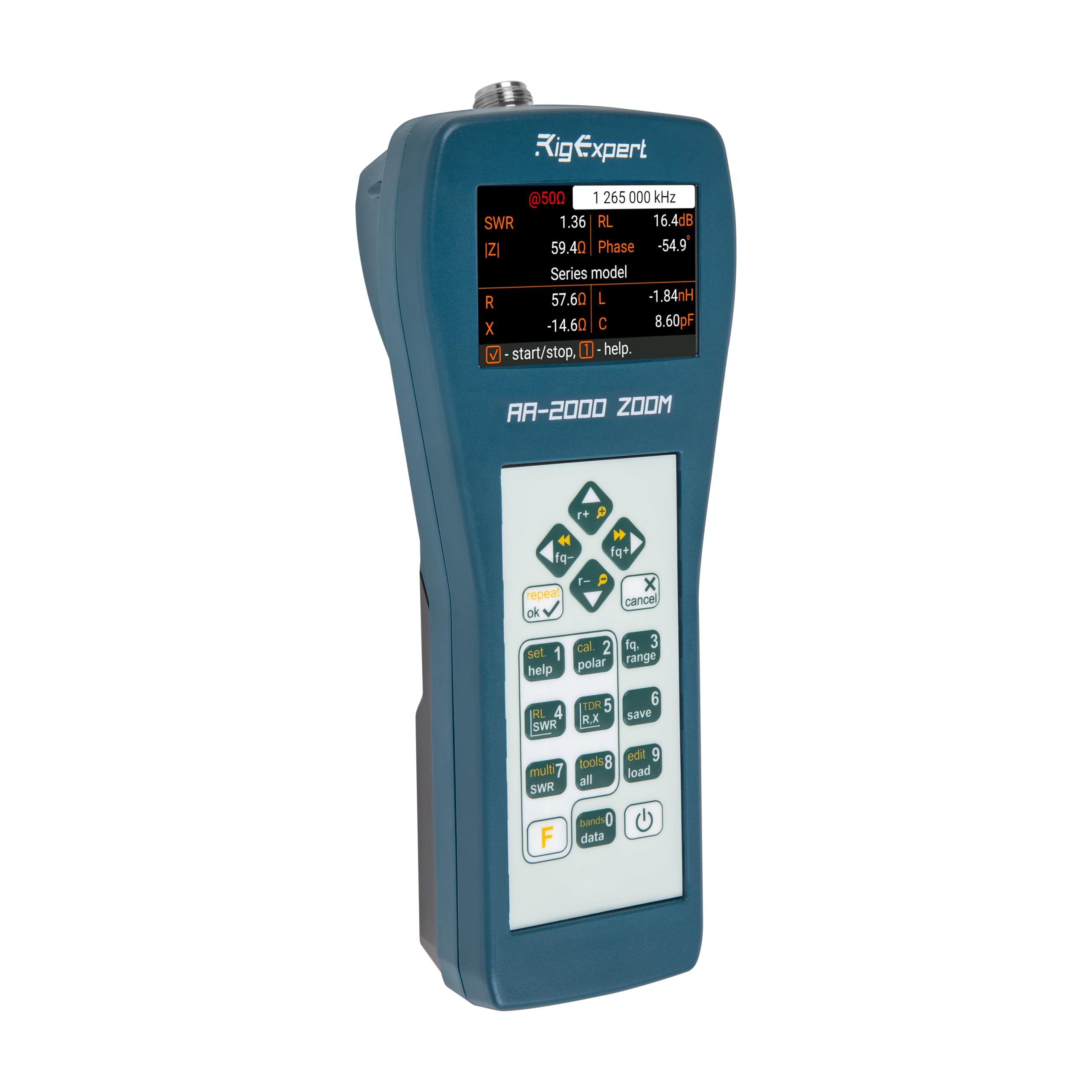RigExpert AA-2000 Zoom Antenna Analyser (0,1-2000 MHz) - Tuner numérique pour radioamateurs et professionnels dans le domaine des communications radio