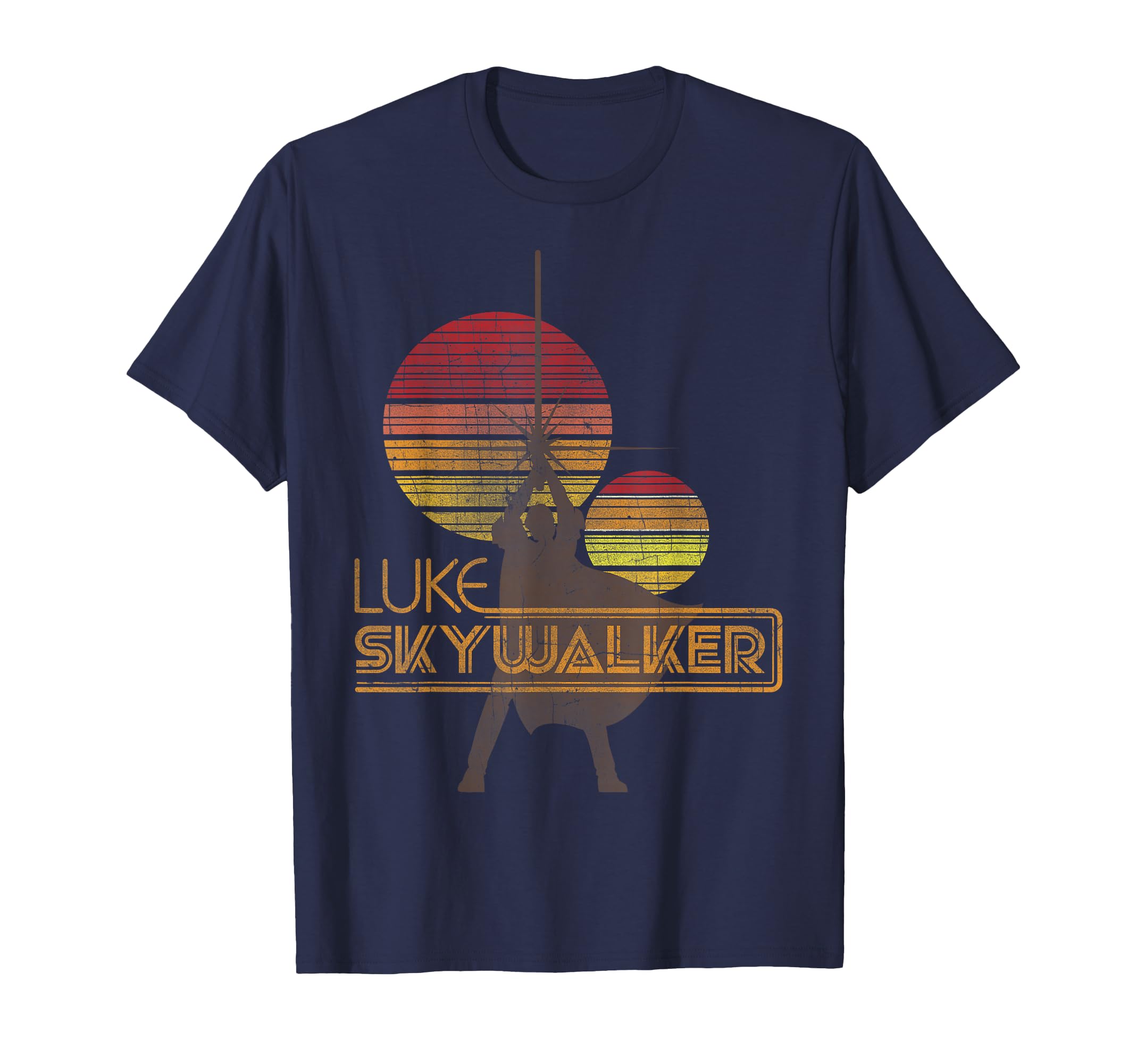 Retro Luke Skywalker Silhouette Suns T-Shirt T-Shirt