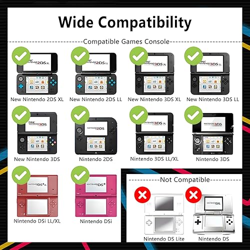 Miniatura 2 de DTOL Cargador de juego adaptador de CA para Nintendo Dsi Ndsi 3DS3DSXLnuevo 3DSnuevo 3Dsll2DSDsiDsiXL paquete de 2