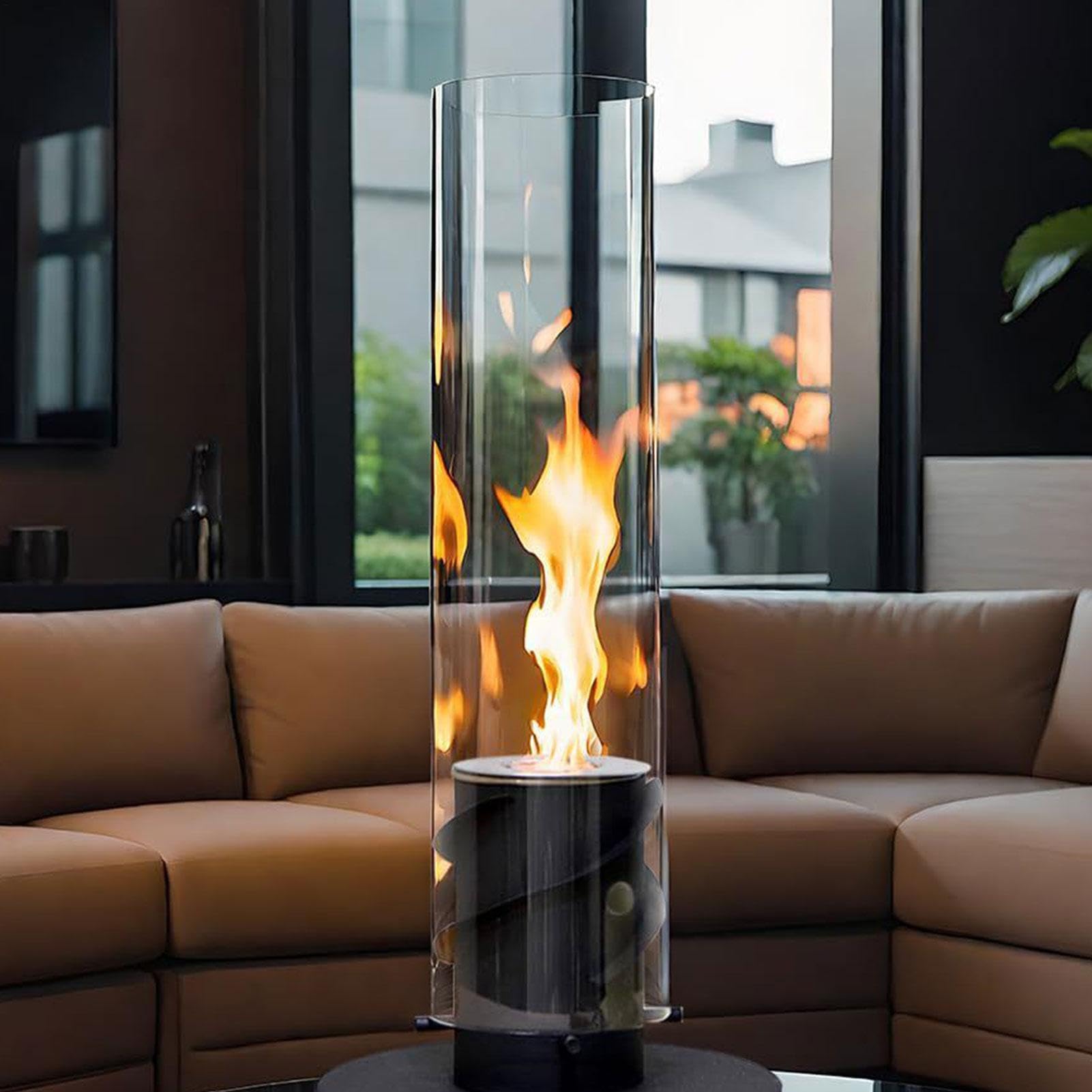 Tischlampe - Kamin Mit Schwenkbarer Flamme, Tornado Tischfeuerschale, Dekoratives Nachttischlicht, Für Kamin Nachttisch Balkon Schlafzimmer Zuhause Geburtstag