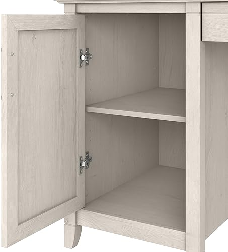 Miniatura 58 de Bush Furniture Key West - Escritorio de 48 W en nogal gris oscuro Gris Oscuro Nogal,gris (cape cod gray),Roble blanco de lino.,cereza bing,Roble