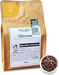 Café Especial Bourbon Amarelo Reserva em Grãos 200g - Região Vulcânica