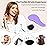 79STYLE 3pcs Detangler Brush Tangle Free Hair Brushes For Kids Knot Free No Pain Detangling Kids Hair Brush Combs For Curly Fine Hair (Size 7.4 Inch -Purple)